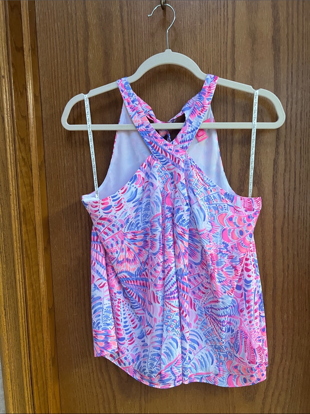 Lilly Pulitzer Rori Crisscross Halter Top. XS. EUC.